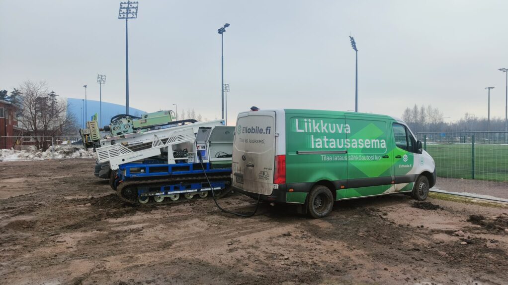 sähköinen poravaunu